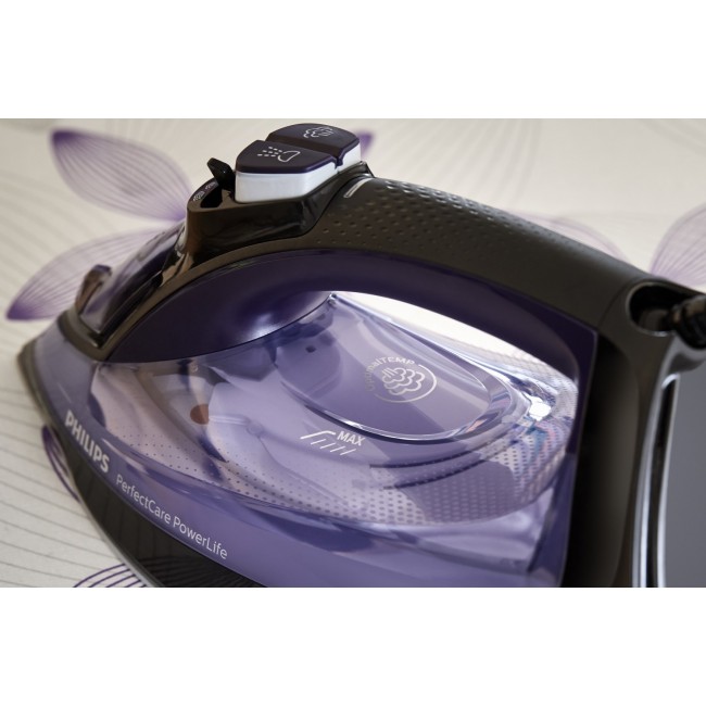 Philips PerfectCare GC3925/30 iron Steam iron SteamGlide Plus soleplate 2500 W Black, Violet Philips PerfectCare GC3925/30 iron Steam iron SteamGlide Plus soleplate 2500 W Black, Violet