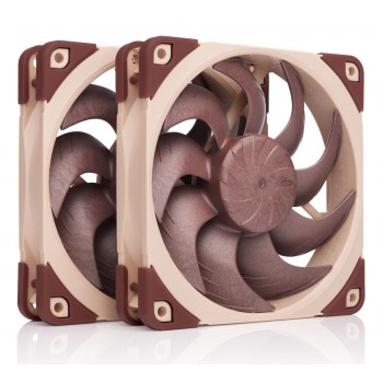 Noctua NF-A12X25 G2 PWM SX2-PP computer cooling system Computer case Fan 12 cm Beige 2 pc(s)