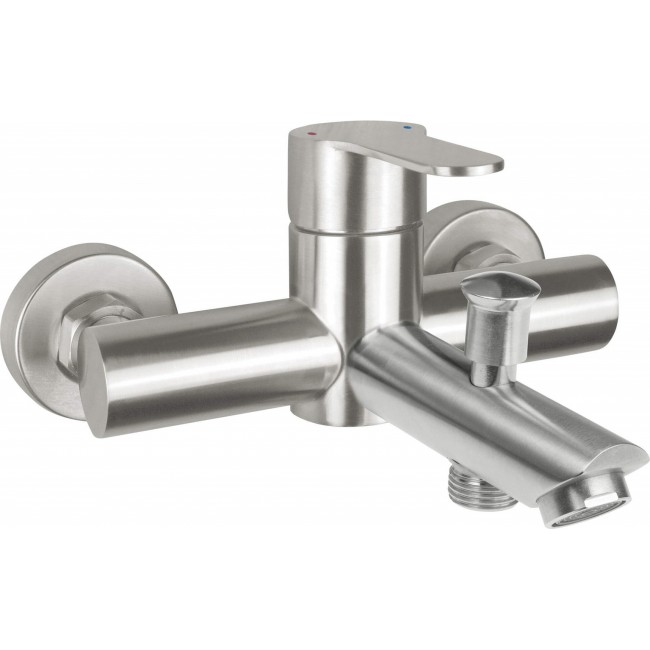 Wall-mounted bathtub faucet