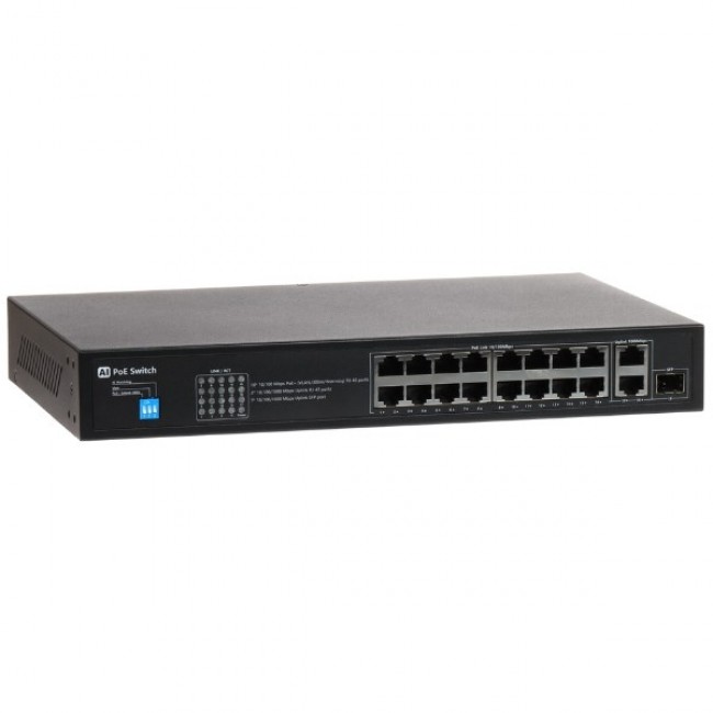 Switch PoE GTX-B1-18-16G1SFP/X 16-port
