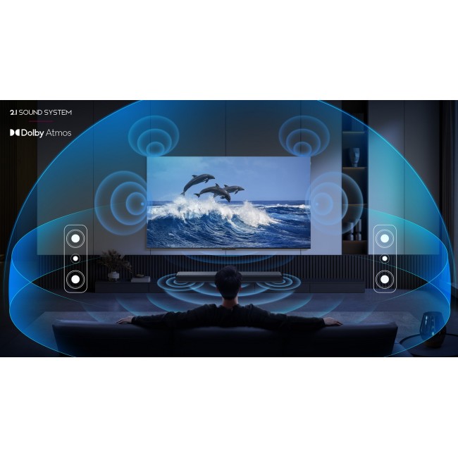 TCL S S55H Class 2.1 Channel Sound Bar with Dolby Atmos, Wireless Subwoofwer, and Bluetooth Music Streaming