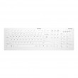 Contour Design Active Key Contour QuickClean Medical Keyboard Removable Cover Full-Size Wireless White DE C8112