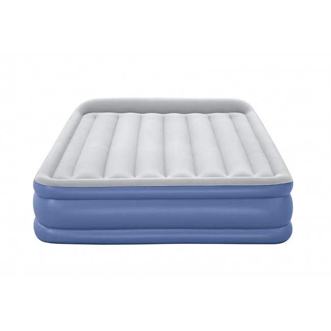Bestway Tritech Air Mattress Queen with Built-in AC Pump and Antimicrobial Coating 2.03 m x 1.52 m x 46 cm