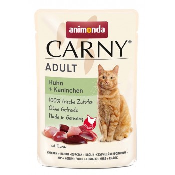 ANIMONDA Carny Adult Chicken and rabbit - wet cat food - 85g