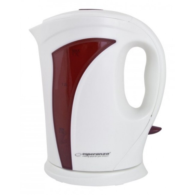Esperanza EKK018R electric kettle 1.7 L 2200 W Red, White Esperanza EKK018R electric kettle 1.7 L 2200 W Red, White