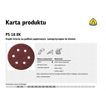 K.KRĄ EK 150 PS18EK gr.240 OTW. GLS3/50sz BOSCH,DEWALT,MILWAUKEE,HITACHI