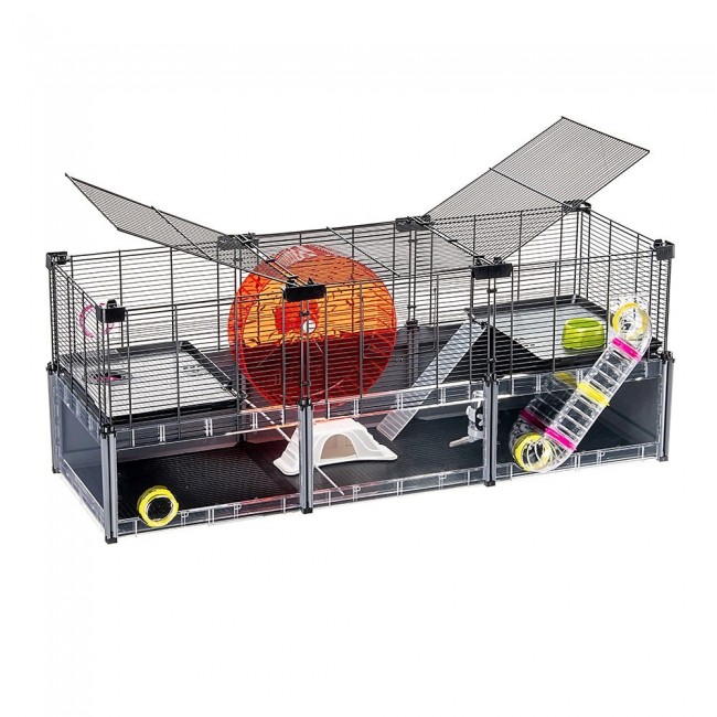 FERPLAST Multipla hamster large - cage for rodents - 107,5 x 37,5 x 42 cm FERPLAST Multipla hamster large - cage for rodents - 107,5 x 37,5 x 42 cm