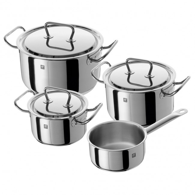 Set of 4 Zwilling Twin Classic Polished Pots Set of 4 Zwilling Twin Classic Polished Pots