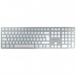 CHERRY KW 9100 SLIM FOR MAC keyboard Universal USB + Bluetooth QWERTZ German Silver