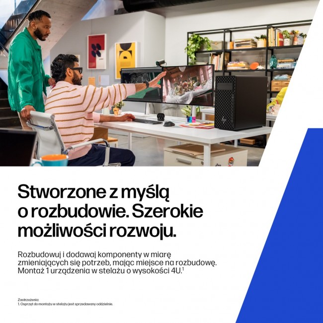 HP Z2 Tower G1i Intel Core Ultra 7 265 16 GB DDR5-SDRAM 512 GB SSD NVIDIA RTX A400 Windows 11 Pro AI Workstation, AI PC Black