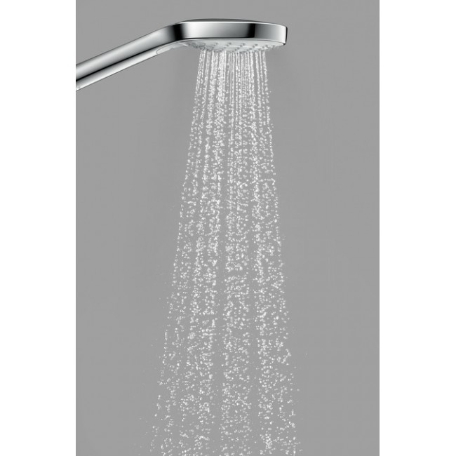 Hansgrohe Croma Select E Handheld shower head Chrome, White