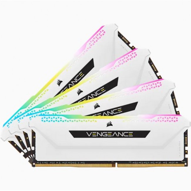 Corsair Vengeance RGB Pro CMH64GX4M4E3200C16W memory module 64 GB 4 x 16 GB DDR4 288-pin DIMM Corsair Vengeance RGB Pro CMH64GX4M4E3200C16W memory module 64 GB 4 x 16 GB DDR4 288-pin DIMM