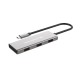 Conceptronic HUBBIES17G interface hub USB 3.2 Gen 2 (3.1 Gen 2) Type-C 10000 Mbit/s Grey