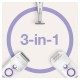 Braun Silk- pil 5 825 Power 28 tweezers White, Purple