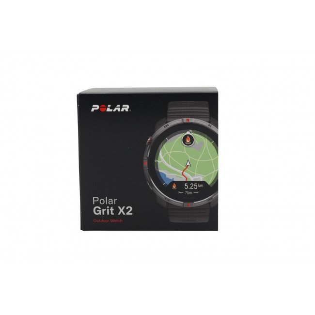 Polar Grit X2 Outdoor Multisport GPS Watch AMOLED Display, Offline Maps, Dual-Frequency GPS, Wrist ECG, Elixir Biosensing, TrainingPeaks, SpO2, Up to 7-Day Battery Life