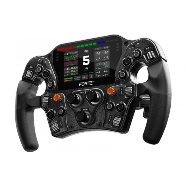 Asetek SimSports Forte Formula Pro Button Box, 4.3 inch LCD, aRGB - black