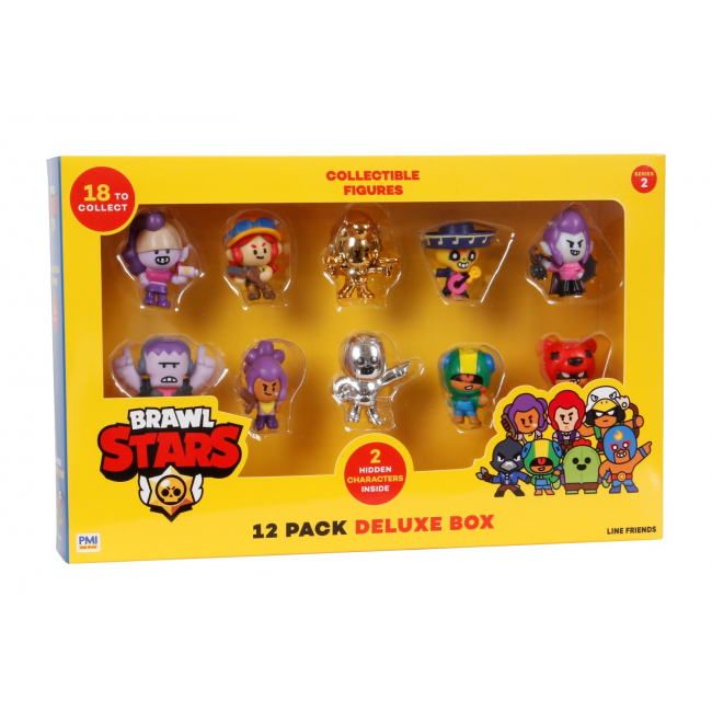 BRAWL STARS S2 FIGURES -12 PACK DELUXE BOX BRAWL STARS S2 FIGURES -12 PACK DELUXE BOX