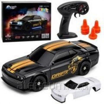 Samoch d Sportowy Do Driftu RC Wymienna Karoseria Ko a 4WD Czarny 1:43