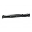 Equip 24-Port Cat.5e Unshielded Patch Panel, Black Equip 24-Port Cat.5e Unshielded Patch Panel, Black