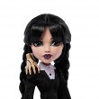 Monster High x Wednesday Collectible Doll, Wednesday Addams in Black Dress with Thing Accessory