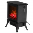 Electric fireplace ADLER AD 7754 2 heat settings: 1000W / 1800W | 3D flame effect | Thermostat Black