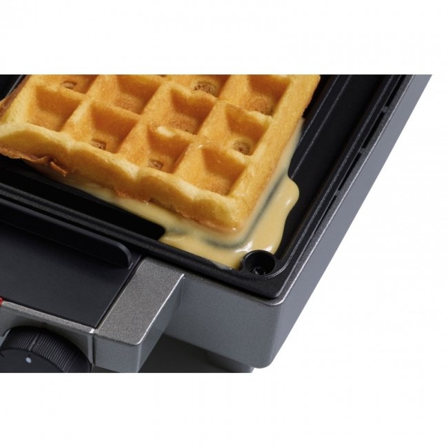 Fritel WA 1451 2 waffle(s) 1400 W Anthracite, Black