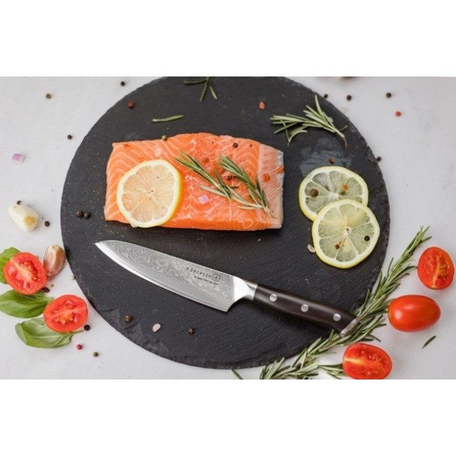 Chef Kohersen Elegance Ebony Wood Chef's knife Damascus steel 21.6 cm Chef Kohersen Elegance Ebony Wood Chef's knife Damascus steel 21.6 cm