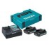 MAKITA POWER SUPPLY SET 12V 2x1.5Ah (BL1016x2+DC10SB) MAKPAC