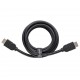Manhattan HDMI 8K@60Hz Cable with Ethernet, 2m, Male to Male, Black, 4K@120Hz, Ultra HD 4k x 2k, Fully Shielded, Gold Plated Contacts, Lifetime Warranty, Ultra High Speed Manhattan HDMI 8K@60Hz Cable with Ethernet, 2m, Male to Male, Black, 4K@120Hz, Ultra HD 4k x 2k, Fully Shielded, Gold Plated Contacts, Lifetime Warranty, Ultra High Speed