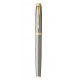 Parker IM fountain pen Cartridge filling system Brushed steel 1 pc(s)