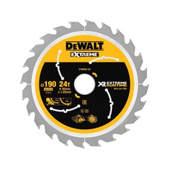 DEWALT Flexvolt Kreissaegeblatt Handkr. 190/30mm 24WZ/FZ