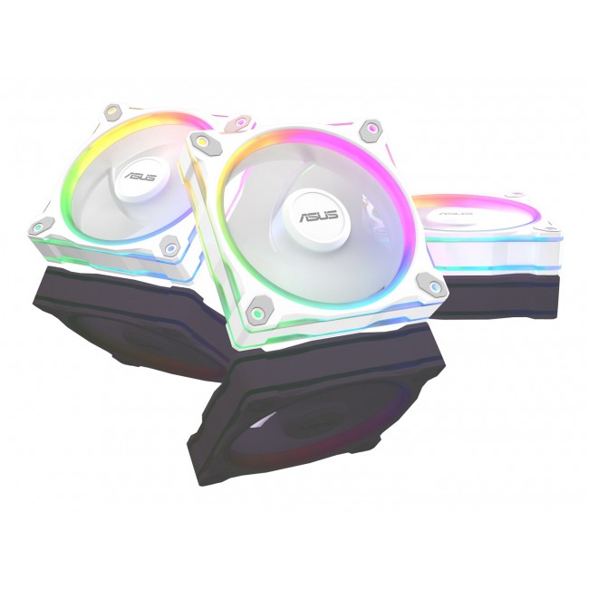 ASUS Prime MR120 Fan ARGB Reverse White 3in1 Computer case 12 cm 3 pc(s) ASUS Prime MR120 Fan ARGB Reverse White 3in1 Computer case 12 cm 3 pc(s)