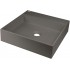 Granite countertop washbasin with space for a tap - 400x400 mm