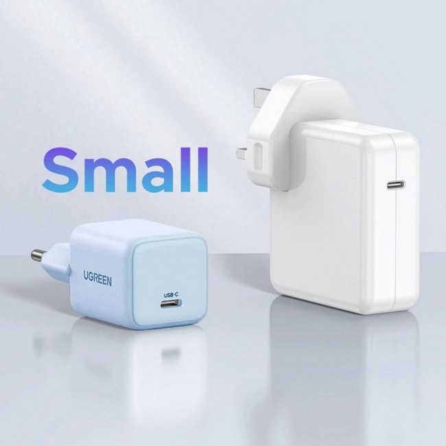 UGREEN X512 20W GAN 1X USB-C POWER ADAPTER - blue UGREEN X512 20W GAN 1X USB-C POWER ADAPTER - blue