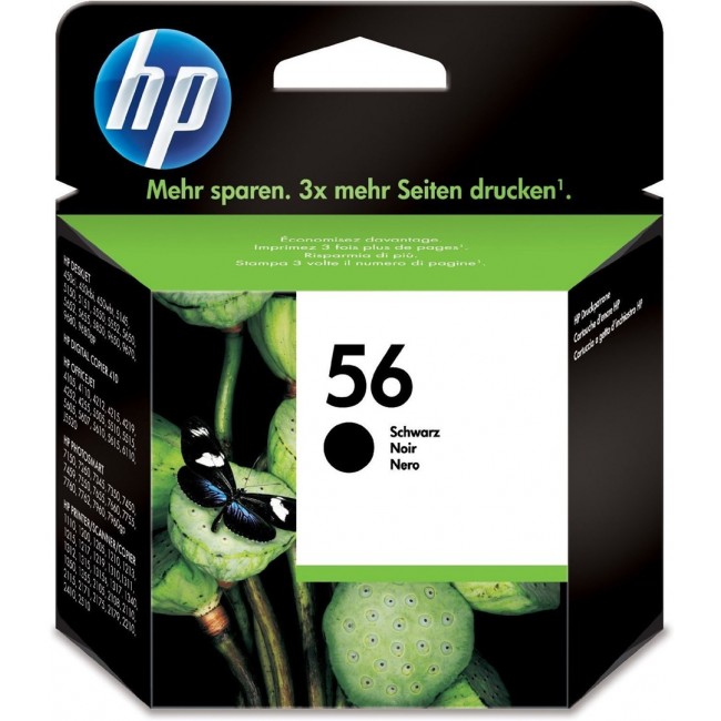 HP 56 Black Original Ink Cartridge HP 56 Black Original Ink Cartridge