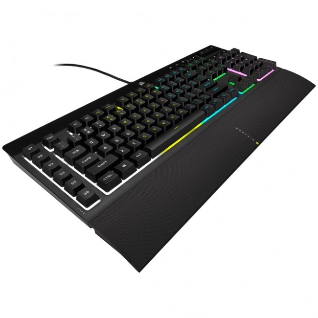 Corsair K55 RGB PRO keyboard Gaming USB QWERTZ German Black