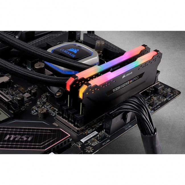 Corsair Vengeance RGB CMW16GX4M2A2666C16 memory module 16 GB 2 x 8 GB DDR4 288-pin DIMM Corsair Vengeance RGB CMW16GX4M2A2666C16 memory module 16 GB 2 x 8 GB DDR4 288-pin DIMM