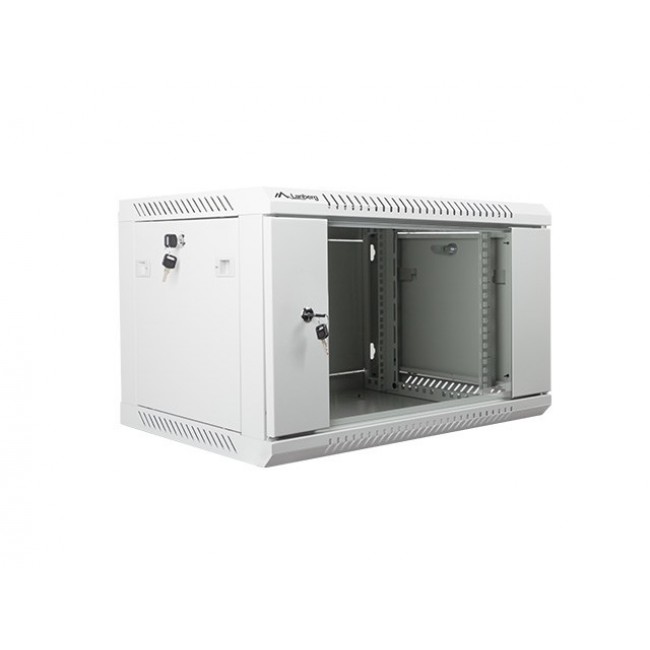 Lanberg WF01-6406-10S rack cabinet 6U Wall mounted rack Grey
