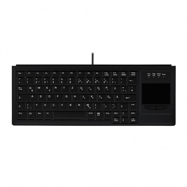 Contour Design Active Key Contour Industrial Keyboard IP68 Touchpad Mini Wireless Black DE 4400