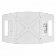 Rectangular shower stool with height adjustment Rectangular shower stool with height adjustment