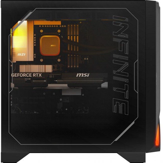 MSI MPG Infinite Z3 X3D 7NVRR7-875EU AMD Ryzen 7 7800X3D 32 GB DDR5-SDRAM 1 TB SSD NVIDIA GeForce RTX 5070 Windows 11 Home Desktop PC Black