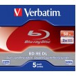Verbatim BD-RE DL 50GB 2 x 5 Pack Jewel Case 5 pc(s)