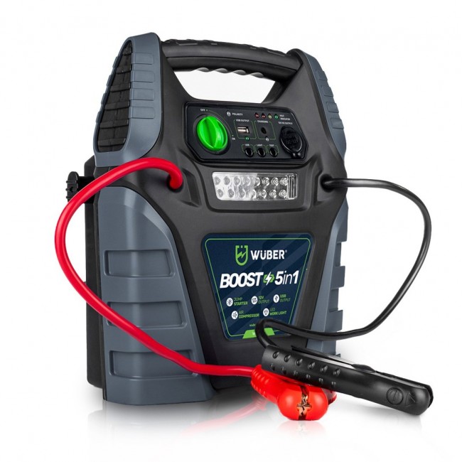 5-in-1 booster compressor with jump starter W14270 WUBER