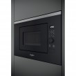 Whirlpool WMF201G Black, Stainless steel Grill microwave Built-in 20 L 800 W