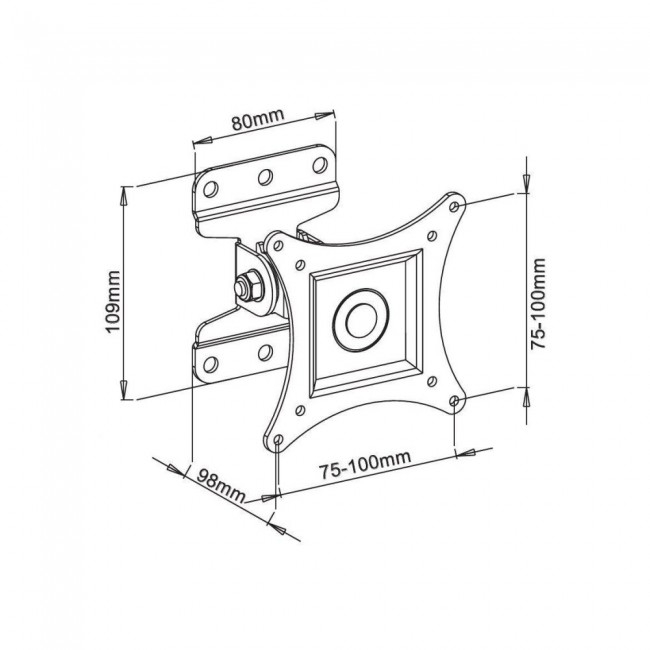 Techly Wall Support for LCD LED 13-30