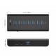 AUKEY CB-H3 interface hub Black AUKEY CB-H3 interface hub Black