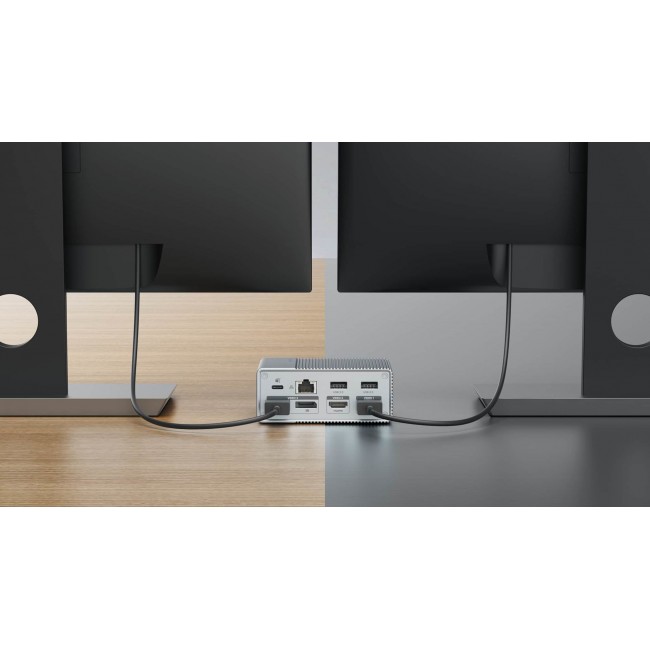 HYPER HDG212B laptop dock/port replicator Docking USB 3.2 Gen 2 (3.1 Gen 2) Type-C Silver HYPER HDG212B laptop dock/port replicator Docking USB 3.2 Gen 2 (3.1 Gen 2) Type-C Silver