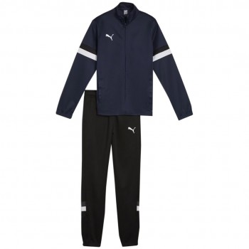 Puma Team Rise Tracksuit navy blue/black 658655 06 116cm
