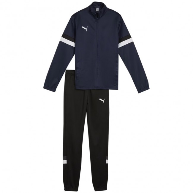 Puma Team Rise Tracksuit navy blue/black 658655 06 116cm Puma Team Rise Tracksuit navy blue/black 658655 06 116cm