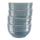 Staub Ceramique Bowl set 0.4 L Round Ceramic Turquoise 4 pc(s)